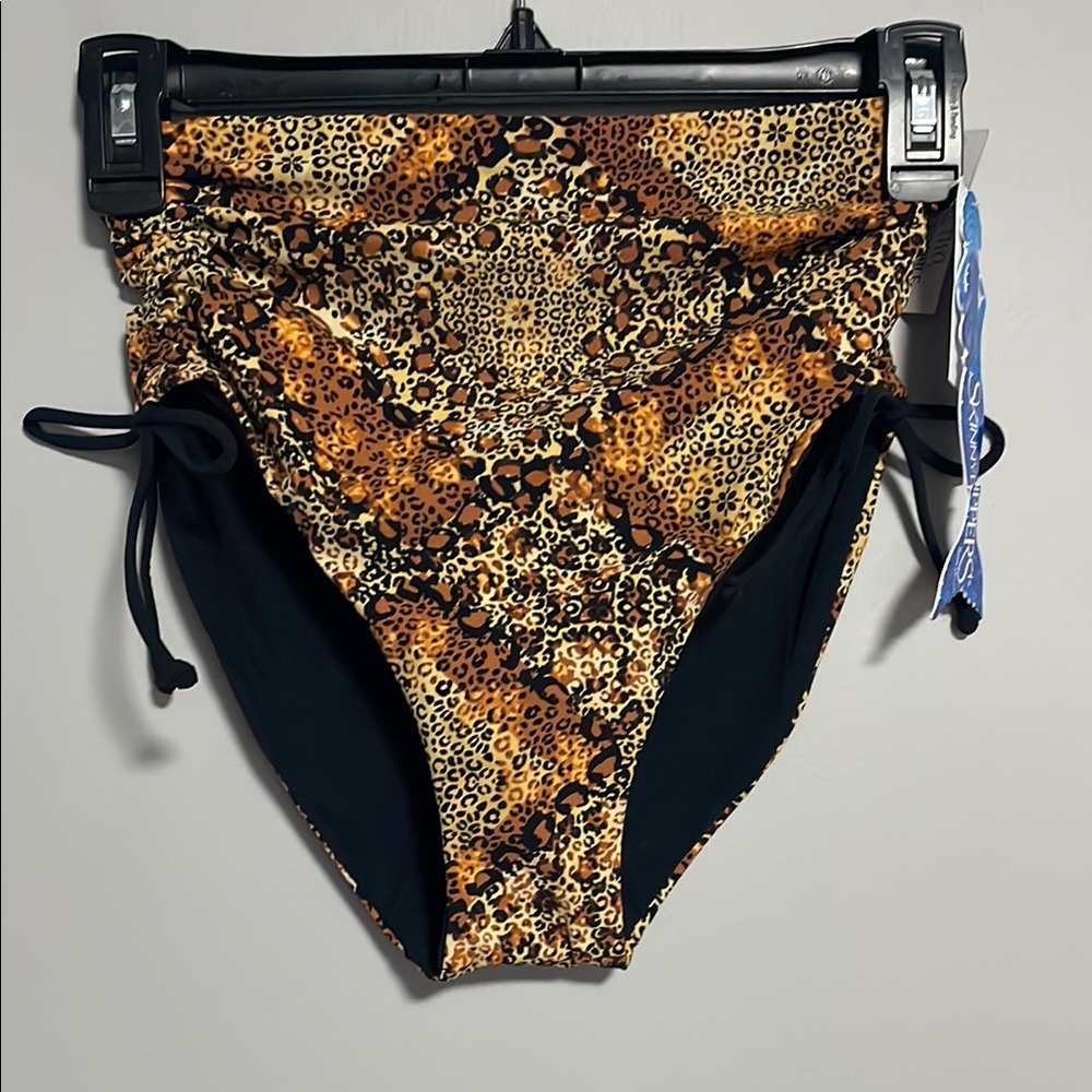 Skinnydippers Reversible High Waist Bikini Bottoms Small NWT